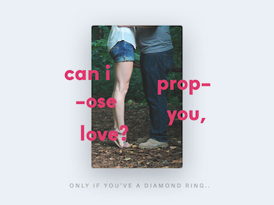 can i propose you, love? cards couple gentlekiss girl kiss love practice propose reallove together typography valentine