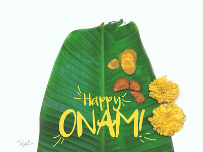 Happy Onam, everyone! festivals flowers happyonam kerala malayali newyear onam onasadhya typography
