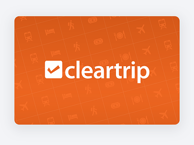 Cleartrip banner design for Google Play Store banner creative play store