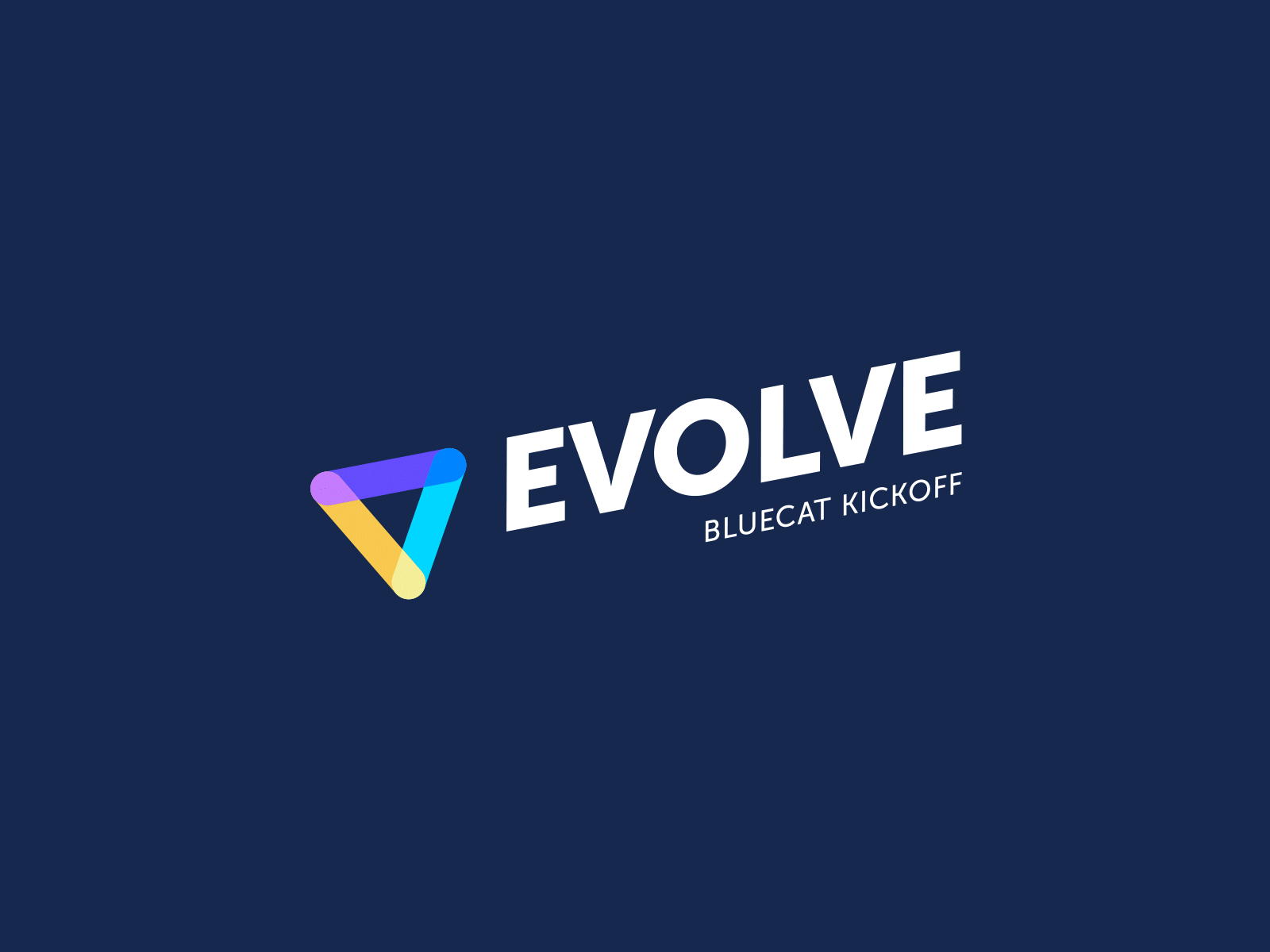 Evolve - Logo Animation 2d animation after effects animated logo animation blue cat brand branding evolve logo logo animation logo reveal motion graphics ui vector vector art web