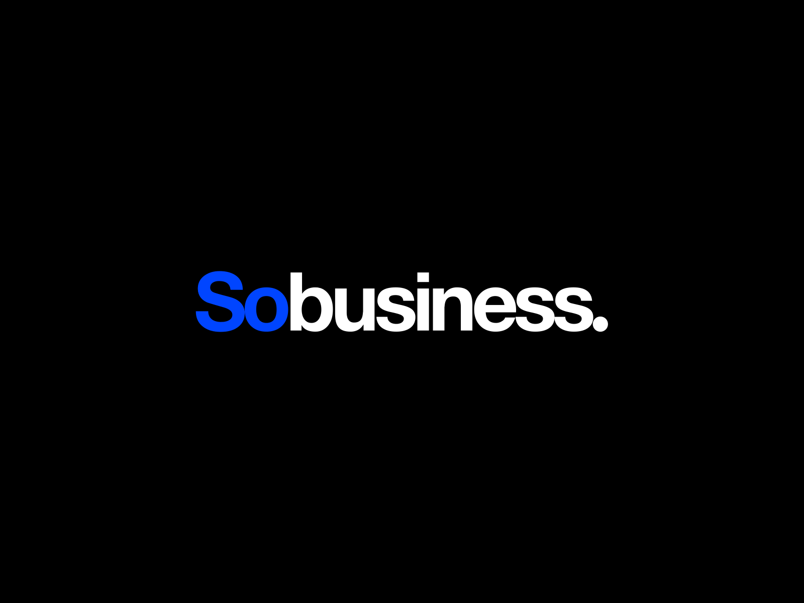 Sobusiness. - Logo animation