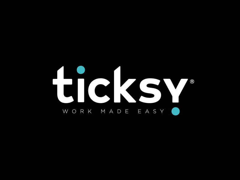 Logo Animation for Ticksy 2d after effects animation black elegant gif gmotion hello lines logo logo animation loop mograph motion design motion graphics smooth ticksy