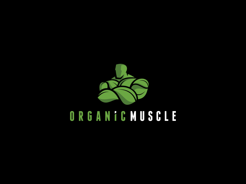 Logo animation for ORGANIC MUSCLE