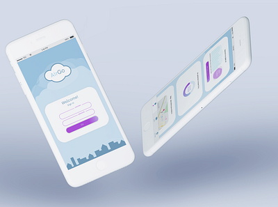 AirGo airpollution app concept logo project sketch ui ui ux uidesign user interface