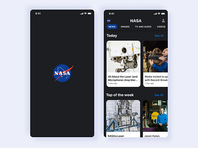 NASA Home page