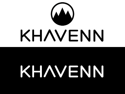 Khavenn branding khavenn logo logo design monochrome new