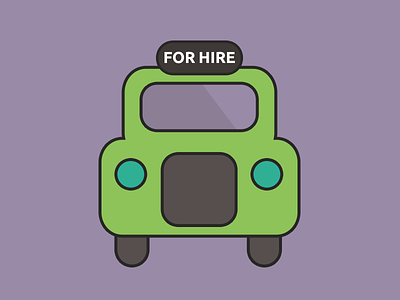 Available! available freelance availble designer developer for hire freelance hire illustration me taxi