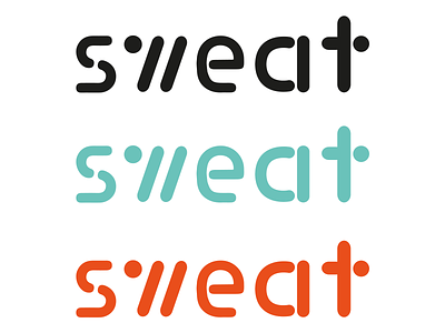 Sweat custom gym logo stencil sweat typeface