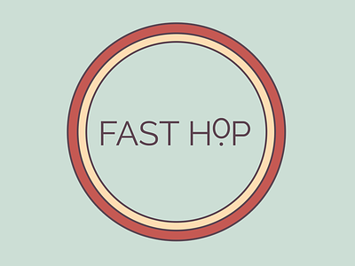 Fast Hop app app branding branding fast fast hop hop logo
