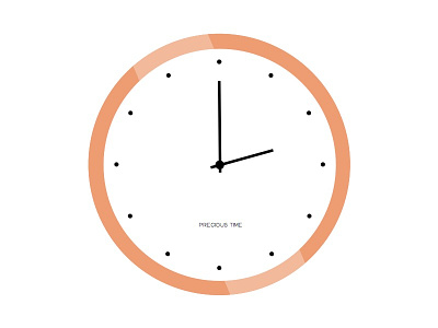 Precious Time clock design graphic illustration precious sketch time vector