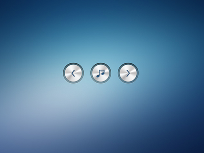 Metallic Buttons button download free free button free psd freebie icon metal metal button metallic button music music button play psd