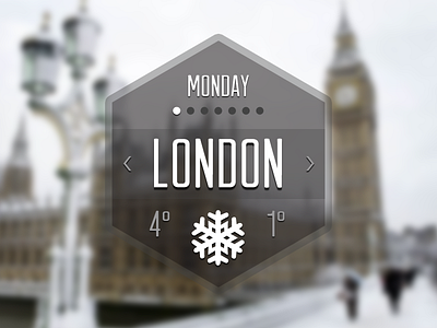 Weather Widget hexagon hexagon widget icon london mini widget snow snowflake temperature tutorial weather weather widget widget