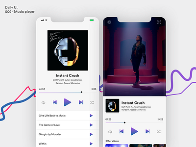 Daily UI - Music player