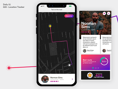 Daily UI - Location Tracker