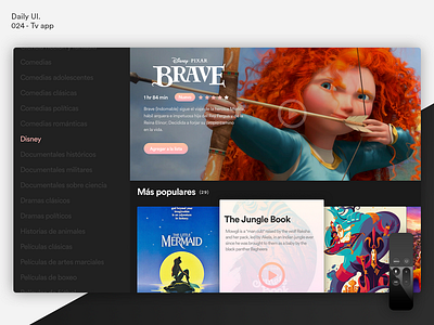 Daily UI - Tv app