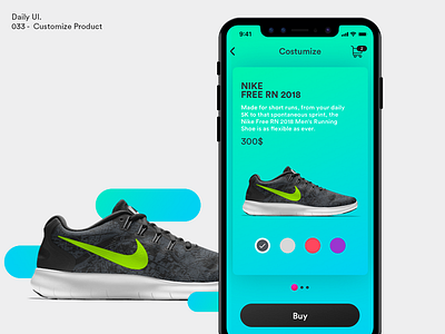 Daily UI - Customize Product by David Jurin on Dribbble