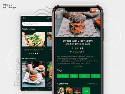 Daily UI - Recipe