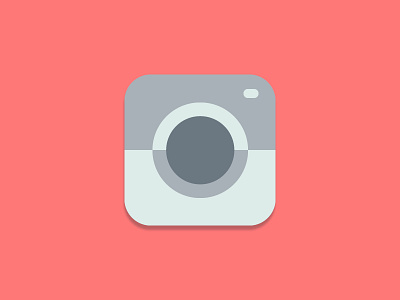 Camera redesign app application button camera design icon ios iphone web