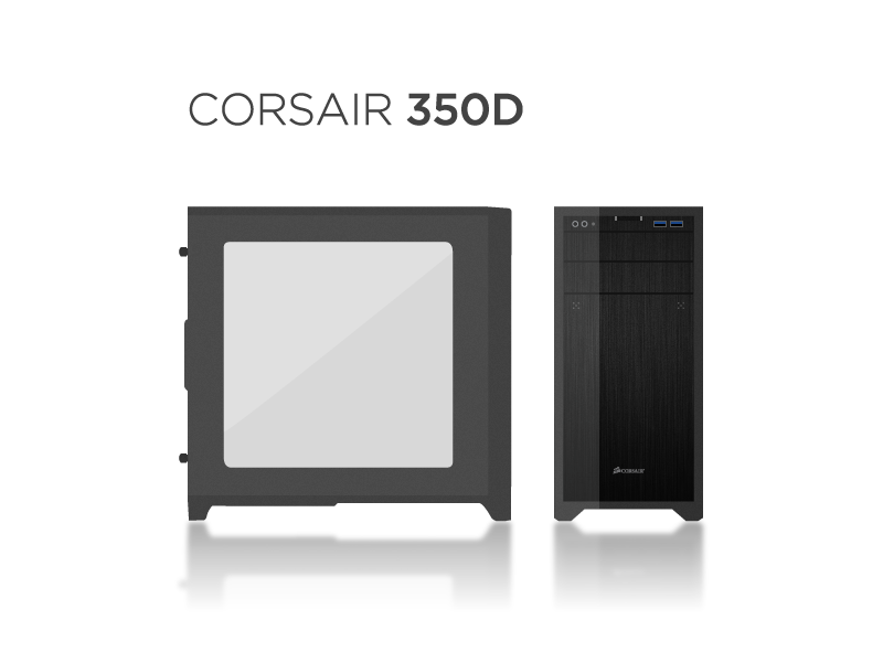 Corsair Obsidian 350D corsair case design map icon computer ux ui