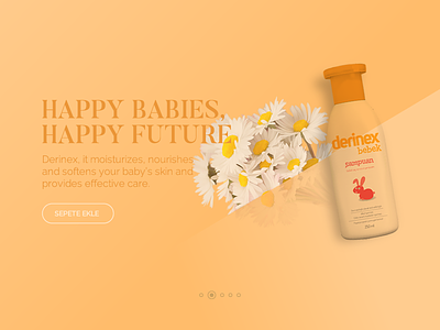 Baby Shampoo Slider animated baby follow gif header logo mouse page parallax web webpage