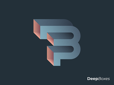 Deepboxes background box color graphic icon logo paradox perspective shape