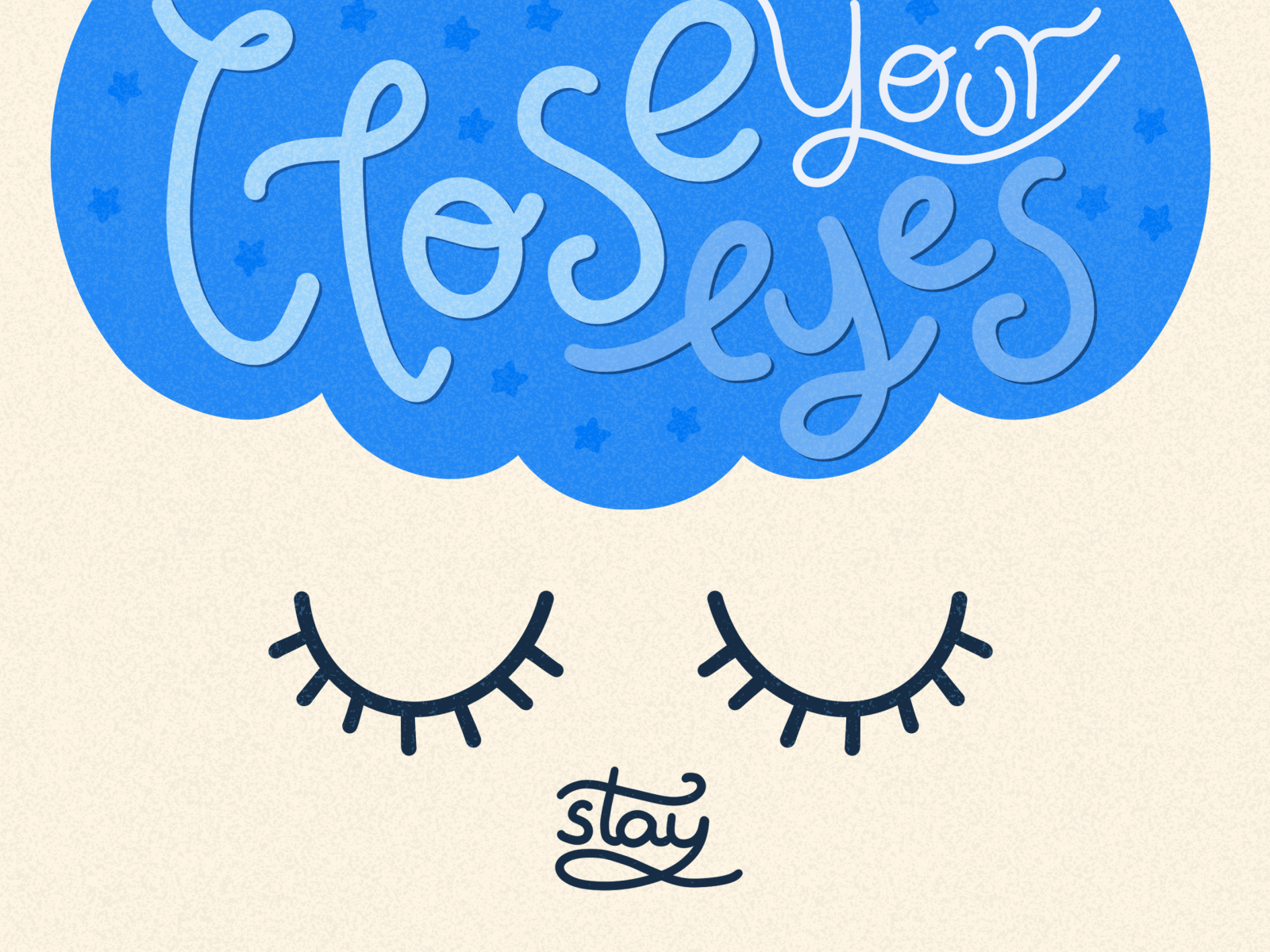 Just Close Your Eyes by Joanna Varró on Dribbble