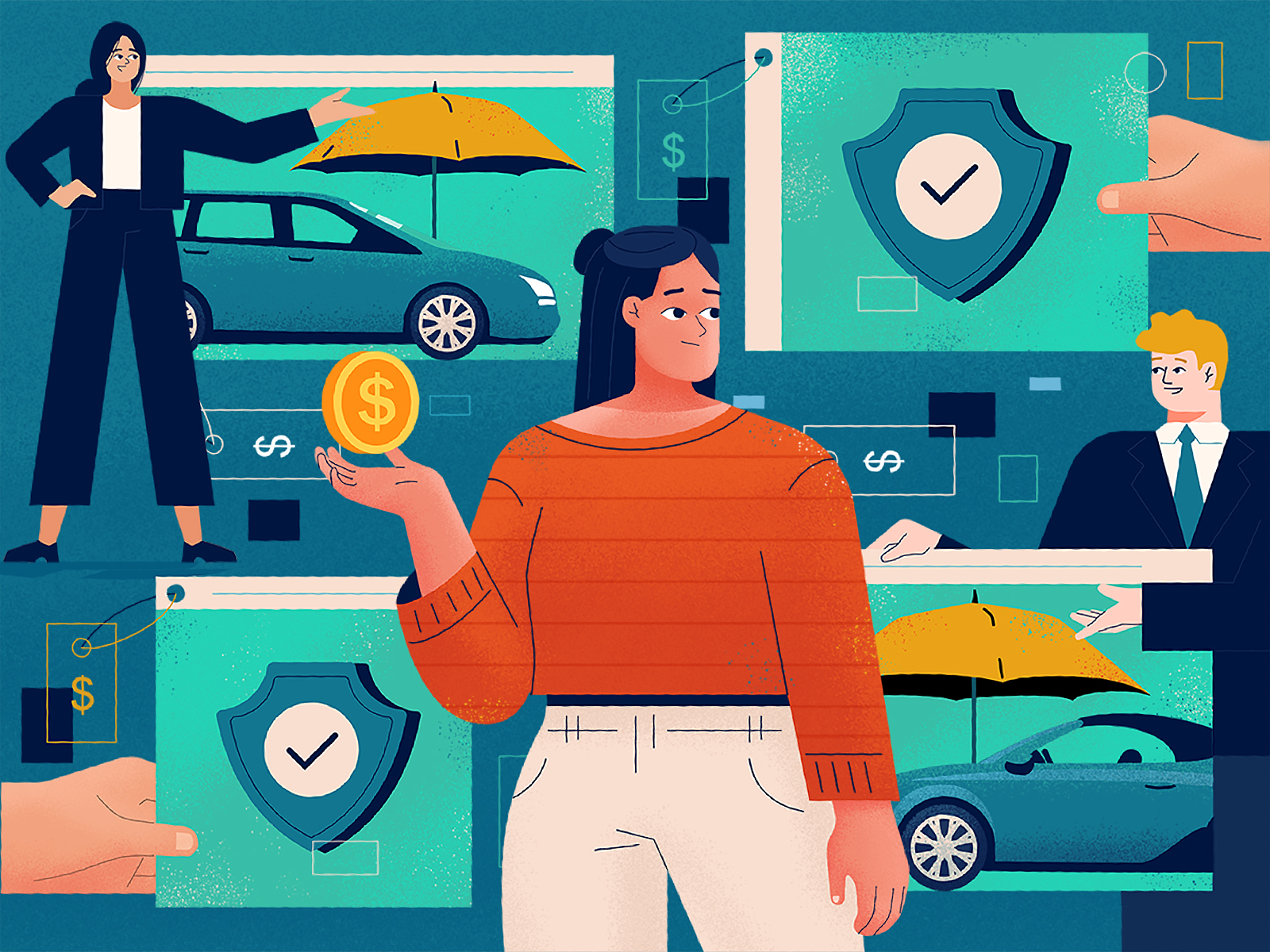 best-auto-insurance-by-neda-ivanova-on-dribbble