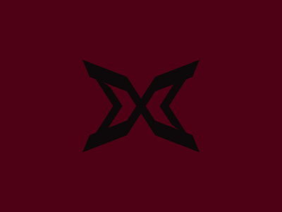 X Logo Exploration brand branding flat graphic icon illustration logo negative space vector