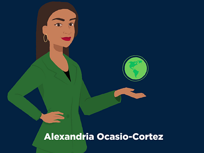 Ed Markey on AOC adobe animation character design graphic design illustration illustrator logo motion graphics muhammad ali vector