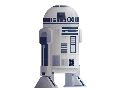 R2-D2 animation character design disney illustration illustrator r2d2 star wars vector