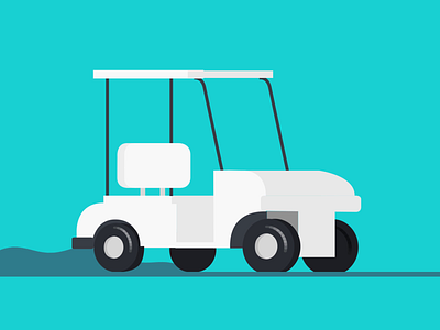 Golf Cart On The Loose! animation design graphic design logo motion graphics vector