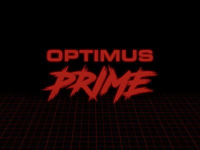 Optimus Prime Wordmark