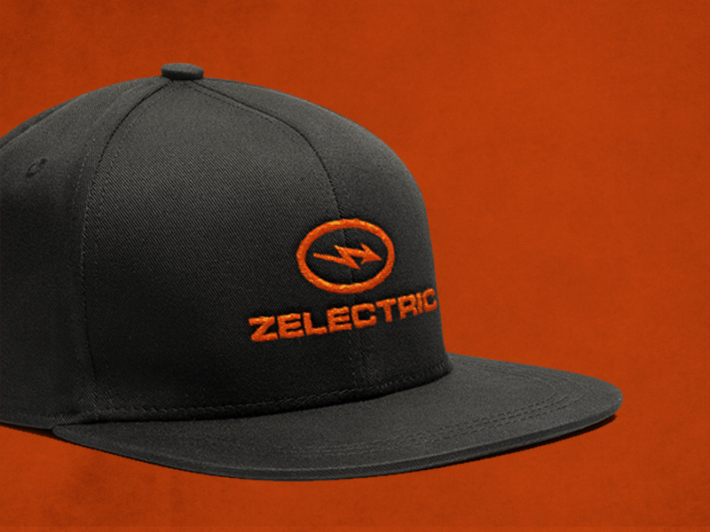 Zelectric Apparel Cap motorsport the verge electric vehicle ev future elon musk elonmusk electric dots design car ai