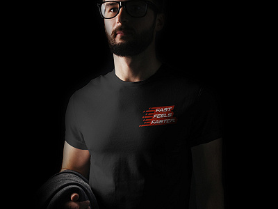 Zelectric - 'Fast Feels Faster' - T-Shirt Mock Up