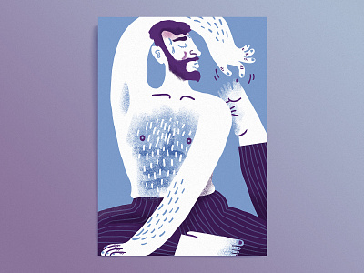 Yoga illustration poster