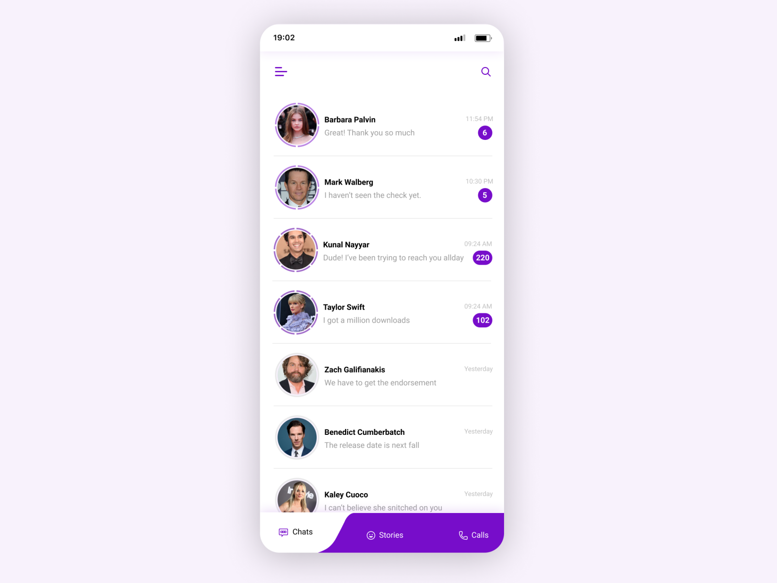 Chat App UI by Emmanuel Adesile on Dribbble