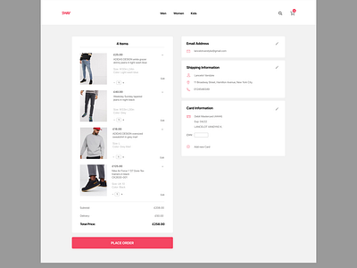 Checkout Page #DailyUI-002