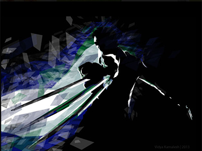 Wolverine Fan Art fanart polygonart poster vector vector art wallpaper wolverine
