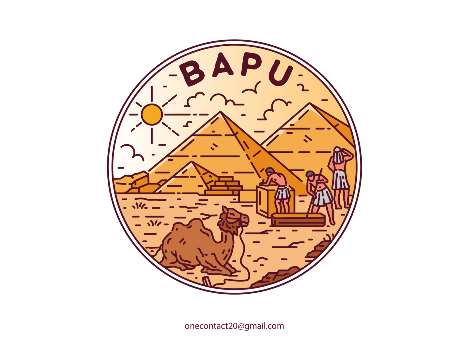 Bapu Zindabad Stylish Creative Vinyl Radium Sticker