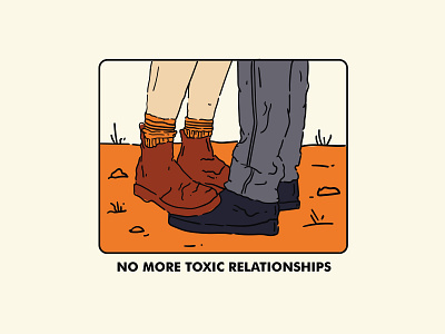 No More Toxic Relationships artist badgedesign design fiverr graphic design hand drawn illustration illustrator linear monoline retro retro badge tshirt design vector vintage badge vintage badges vintage illustration vintage logo