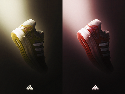 Adidas Sneaker | Advertisement Concept ad advert advertisement design photomanipulation photoshop shoe shoes sneaker sneakers