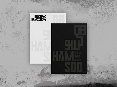 Hamsoo branding design logo typography