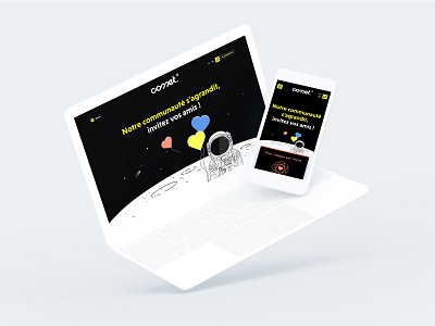 Comet - Referral Program comet webdesign webpage