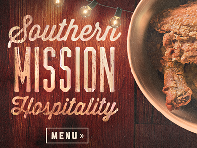 Southern restaurant website