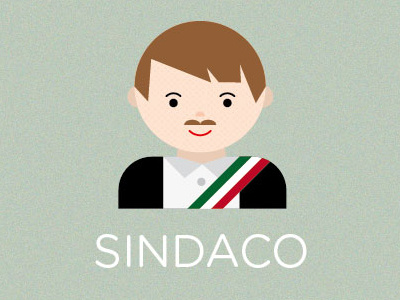 Mayor crockhaus icon italy mayor sindaco