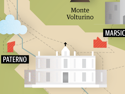 Mappa Lucania basilicata certosa detail dettaglio infographic map mappa mapping