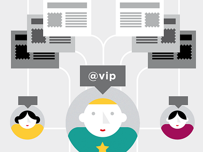 @vip avatar detail icon message people startup vip wire