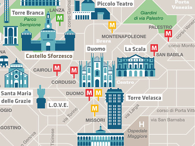 Milano 2015 crockhaus detail duomo expo map matteo milan riva