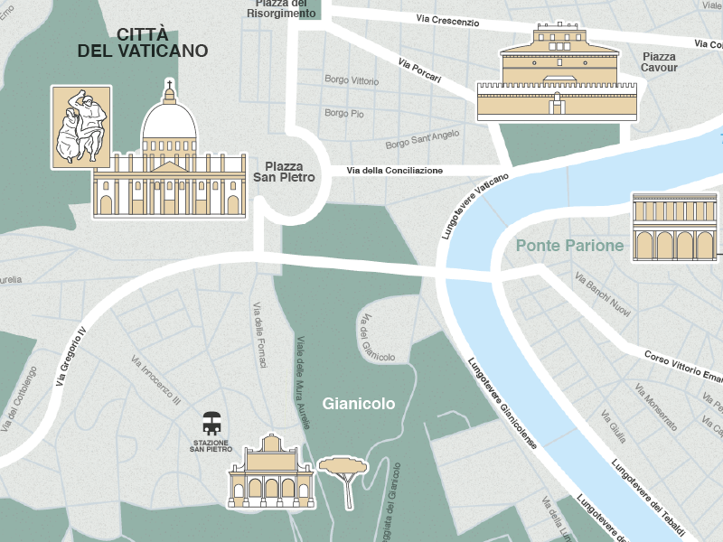 Rome Map