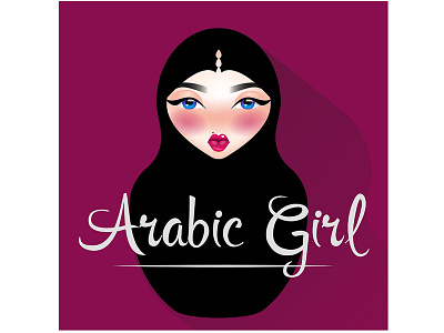 Arabic Girl Vector